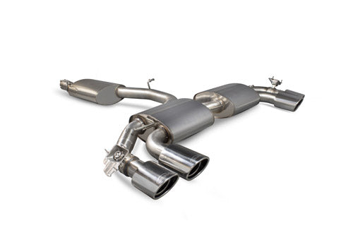 Scorpion Reasonated cat-back (with valves) for Audi TT S Mk3