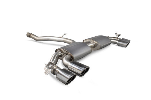Scorpion Non-resonated cat-back system (with valves) for Audi TT S Mk3