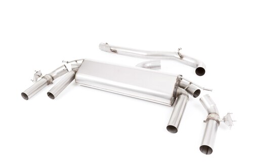 Milltek Cat-back - GPF/OPF Back - Non-Res (Louder) with JET-100 Carbon Trims - Ateca Cupra SSXSE222
