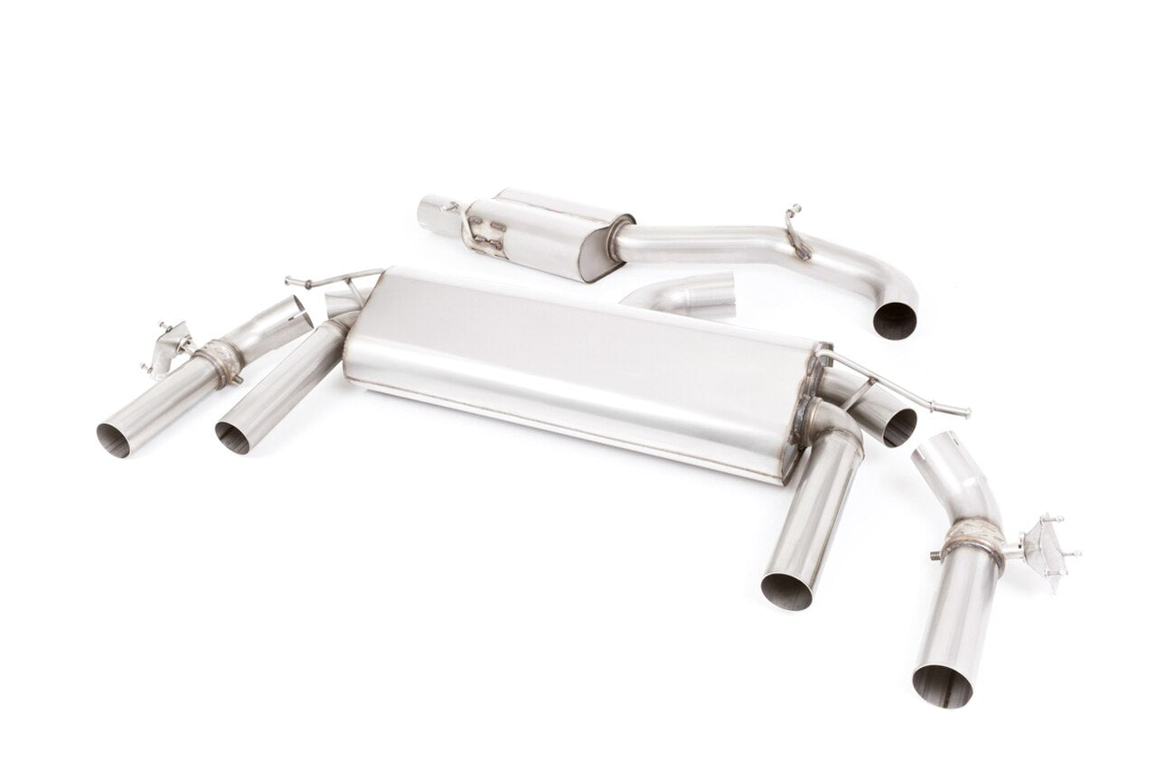 Milltek Cat-back - GPF/OPF Back - Resonated with GT-100 Burnt Titanium Trims - Ateca Cupra SSXSE226