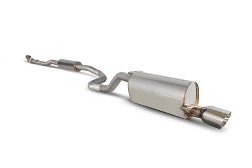 Scorpion Resonated cat-back system for Vauxhall Corsa D 1.0/1.2/1.4