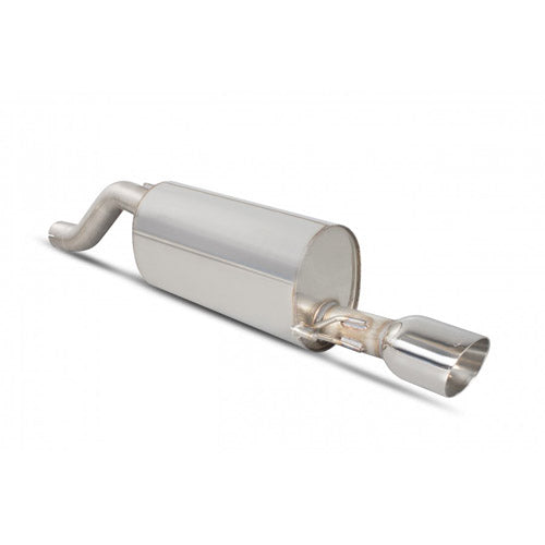 Scorpion Rear silencer for Vauxhall Corsa D 1.4 Turbo Black Edition