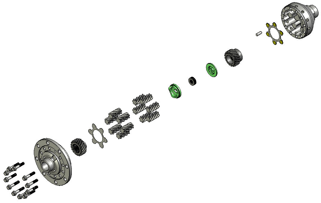 Wavetrac Differential for GM CORVETTE C7 AT