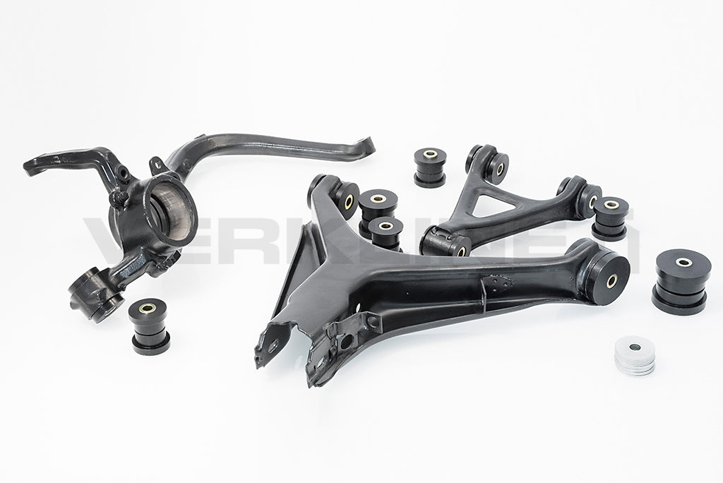 Verkline Full Rear Polyurethane Bushings Set – Audi B4 B5 Steel (Track hardness)