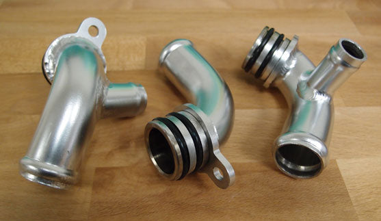 SharkWerks Turbo Coolant Pipes (3 incl.) for 2009 997 GT2, 2011 GT2RS