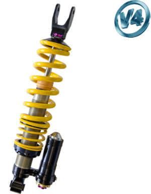 KW Variant 4 Coilovers for R8; (42) with magnetic ride Coupé, Spyder 5.2 FSI 10cyl.