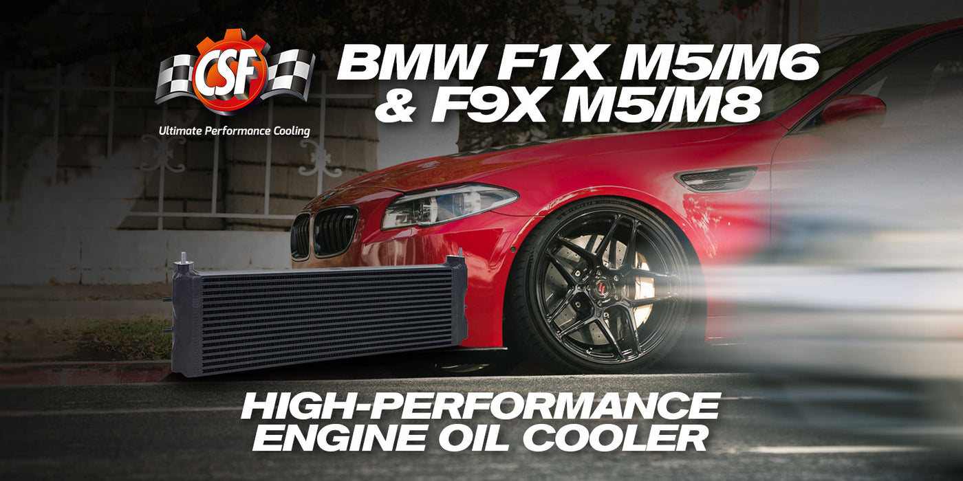 CSF high performance oil cooler for BMW M5 and M8