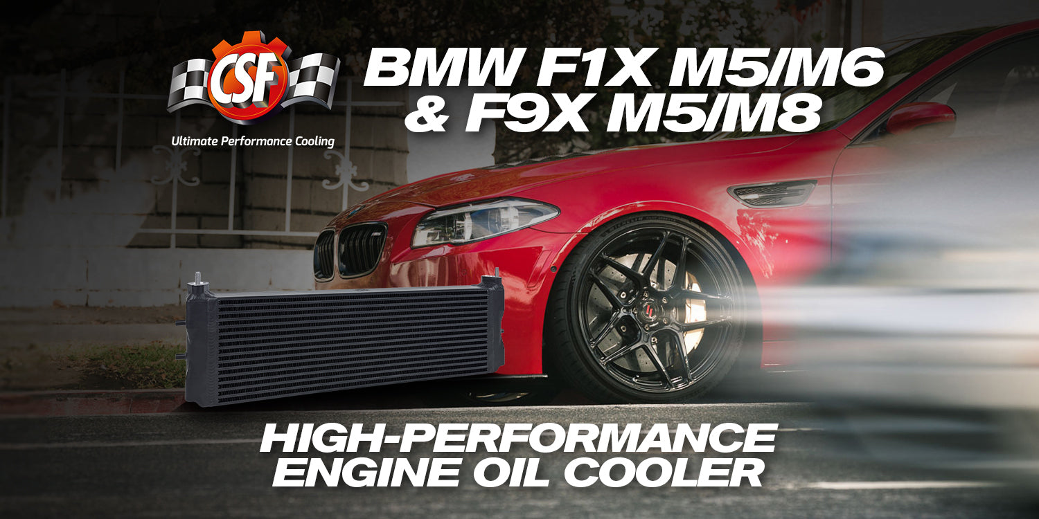 CSF high performance oil cooler for BMW M5 and M8
