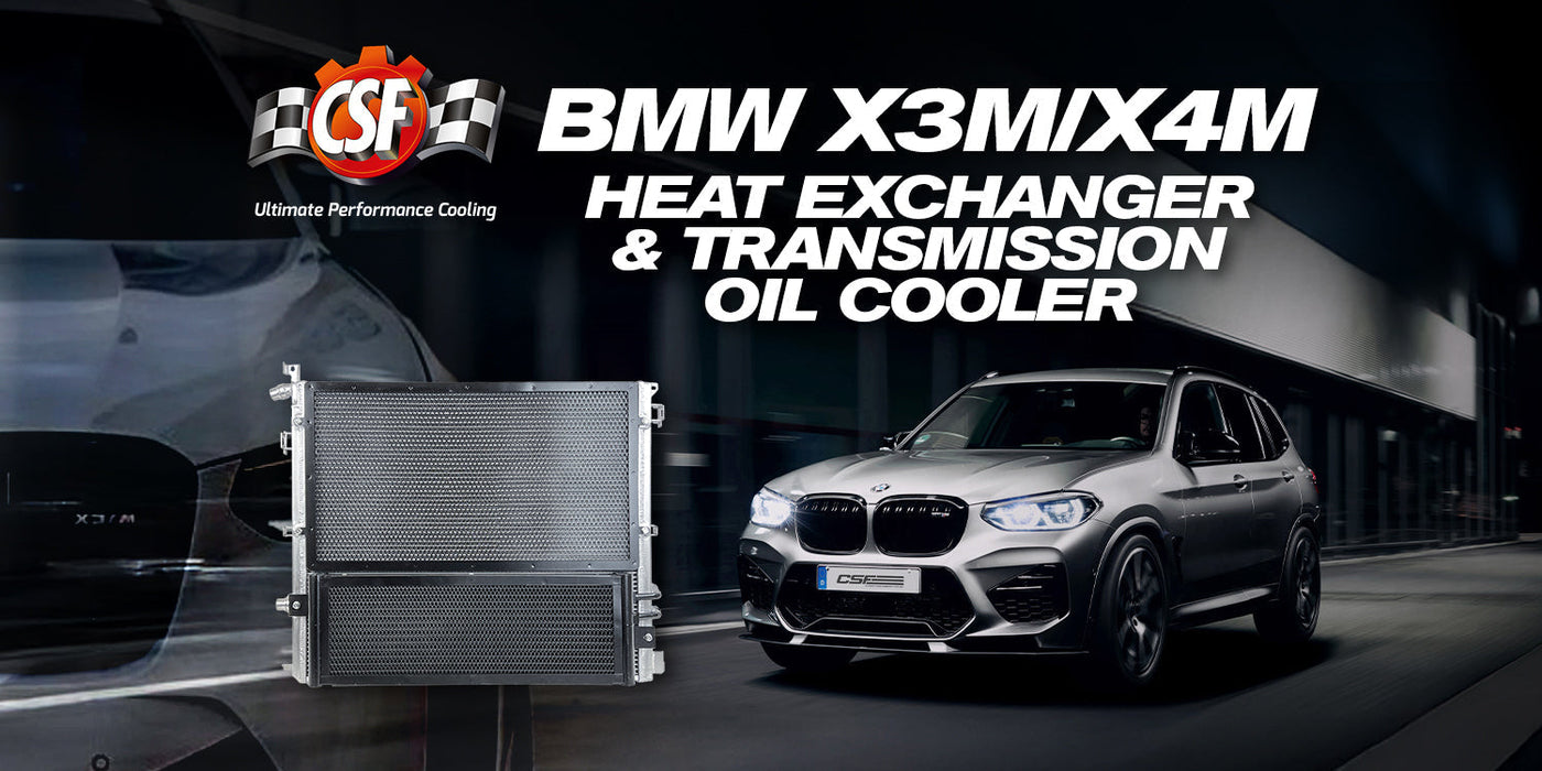CSF BMW X3M X4M heat exchanger and transmission cooler module