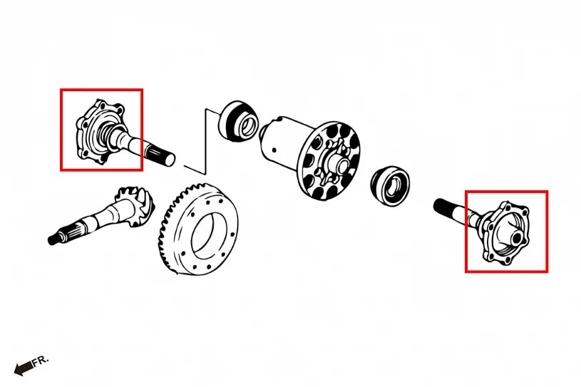 Hardrace REAR DRIVESHAFT SPACER HONDA S2000 (0005253)