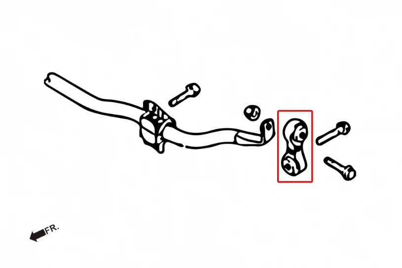 Hardrace REAR ANTI ROLL BAR LINK REINFORCED - AUDI - FITS MULTIPLE MODELS (0009305)