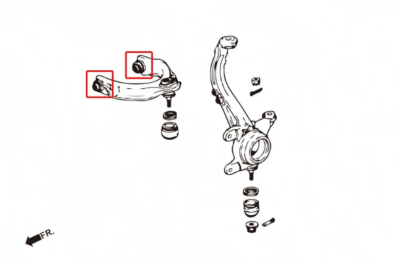 Hardrace FRONT UPPER ARM BUSH HONDA ACCORD (0009475)