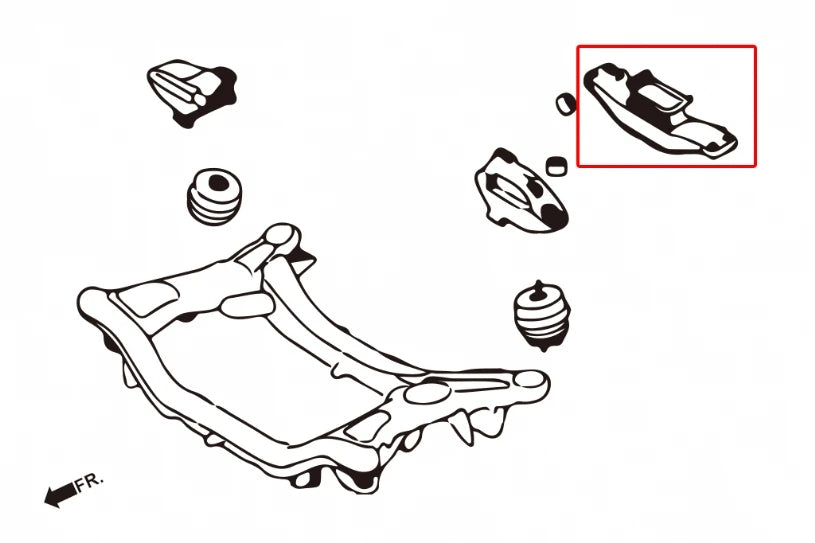 Hardrace HARDEN TRANSMISSION MOUNT HYUNDAI GENESIS COUPE (0009485)