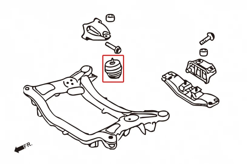 Hardrace HARDEN ENGINE MOUNT HYUNDAI GENESIS COUPE (0009486)