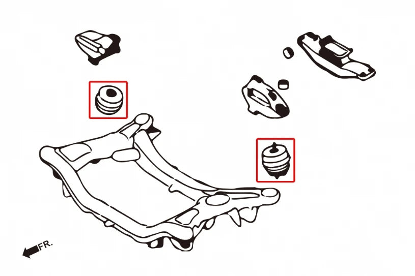 Hardrace HARDEN ENGINE MOUNT HYUNDAI GENESIS COUPE (0009487)