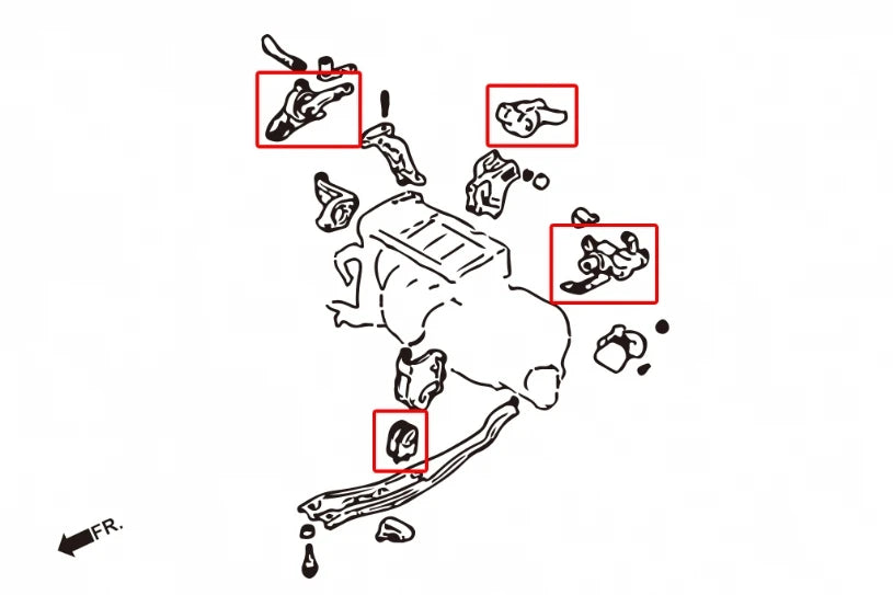 Hardrace HARDEN ENGINE MOUNT FORD TIERRA, MAZDA 323, 5 (0012462)