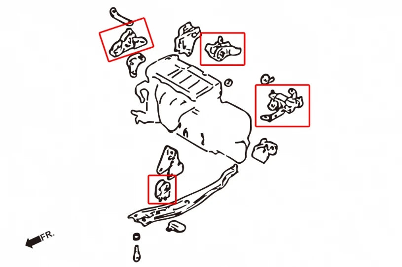 Hardrace HARDEN ENGINE MOUNT FORD TIERRA, MAZDA 323, 5 (0012465)