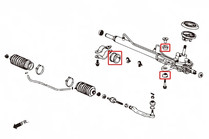 Hardrace TPV REINFORCED STEERING BUSH HONDA CIVIC, CR-V (0012504)