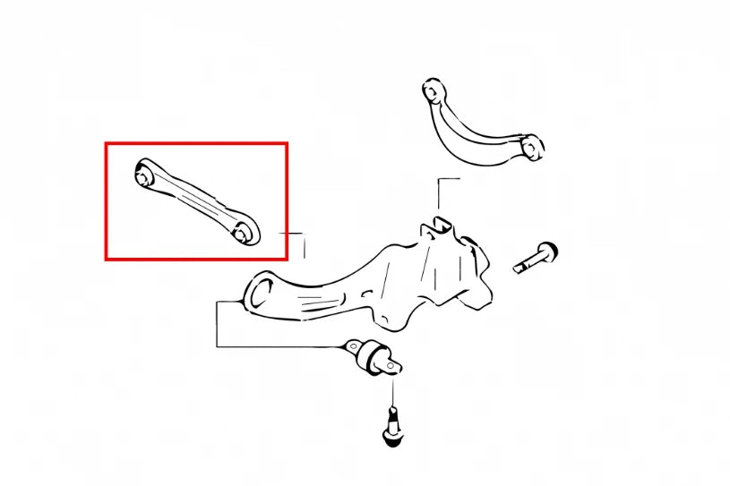 Hardrace REAR TOE CONTROL ARM FORD, MAZDA, VOLVO (0012516)