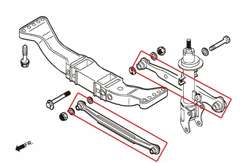 Hardrace REAR LATERAL ARM ALFA ROMEO 147, 156, GT (0012744)