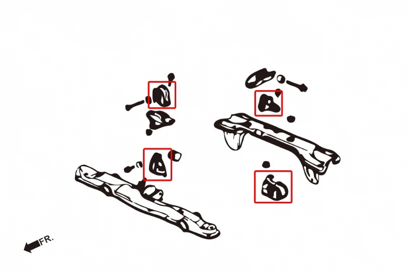 Hardrace HARDEN ENGINE MOUNT HONDA CIVIC (0012981)