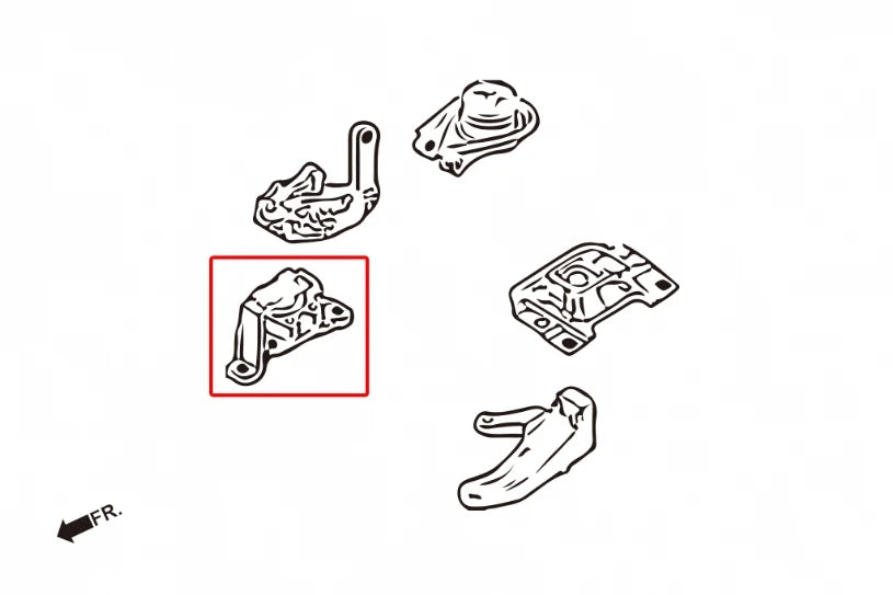 Hardrace HARDEN ENGINE MOUNT MAZDA 3, 5 (0013167)