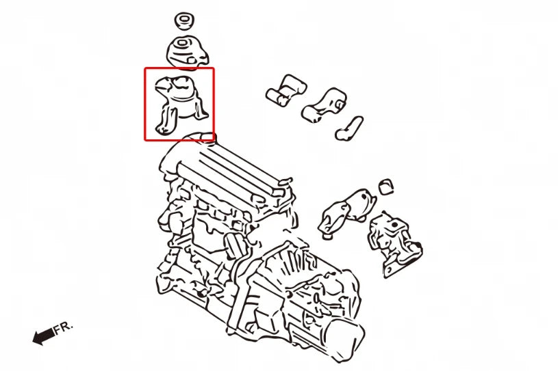 Hardrace HARDEN ENGINE MOUNT MAZDA 6 (0013395)