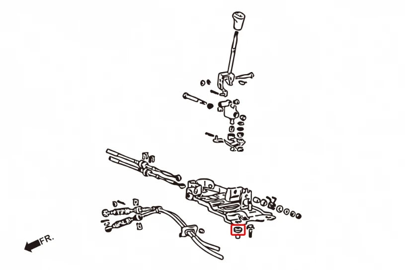 Hardrace GEAR LINKAGE BUSH - MITSUBISHI - FITS MULTIPLE MODELS (0013431)