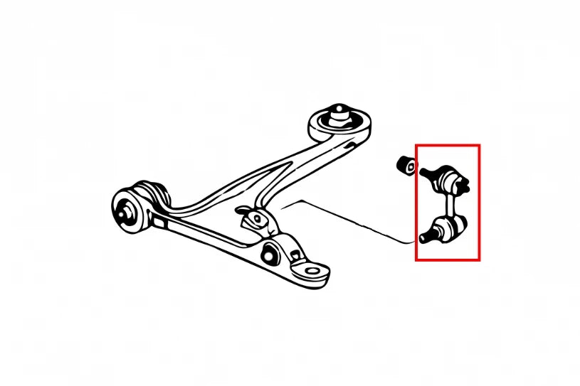 Hardrace FRONT REINFORCED STABILIZER LINK HONDA S2000 (0013809)