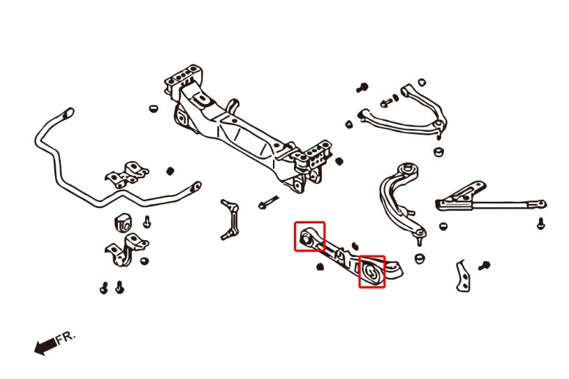 Hardrace FRONT LOWER ARM BUSHING INFINITI G SERIES, NISSAN SKYLINE, Z-SERIES (0013899)