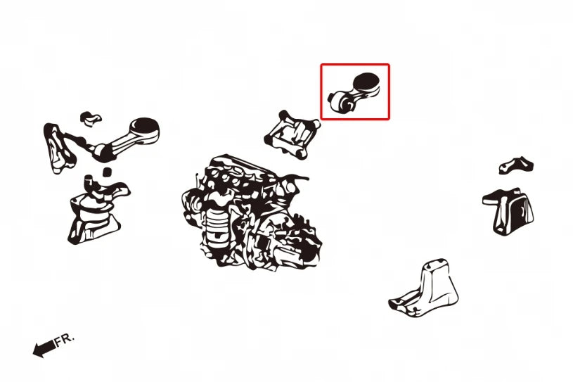 Hardrace REAR ENGINE MOUNT HONDA CIVIC (0013959)