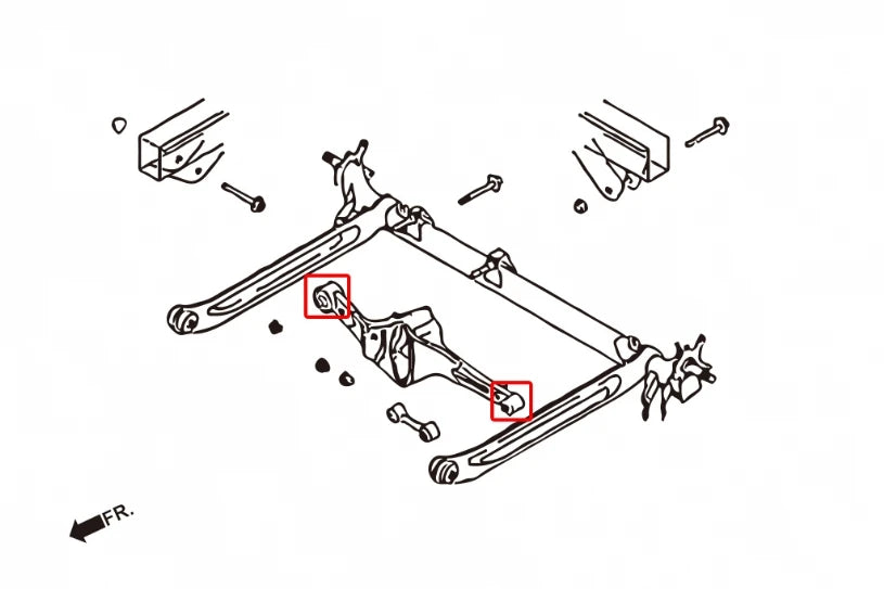 Hardrace REAR LATERAL LINK BUSHING NISSAN SENTRA (0014091)