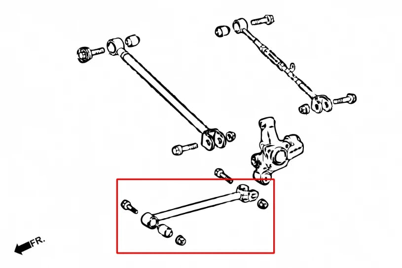 Hardrace REAR TRAILING ARM TOYOTA CAMRY (0014295)