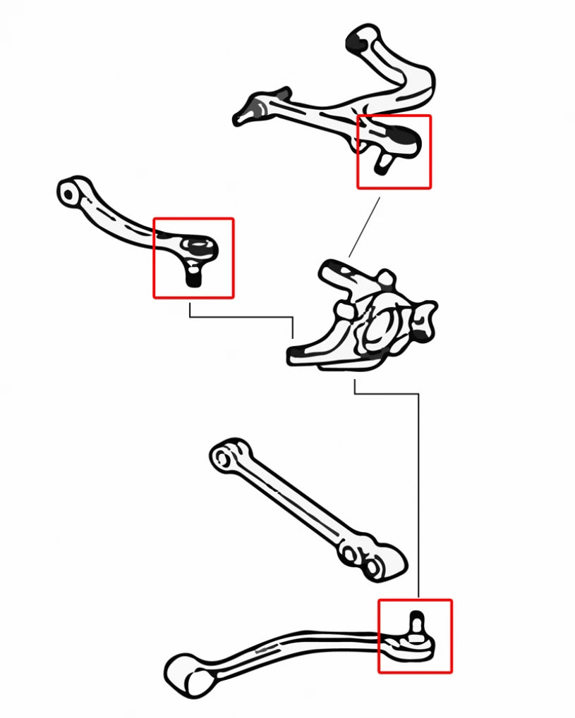 Hardrace REAR ARM BALL JOINT MITSUBISHI LANCER EVOLUTION (0022122)