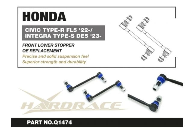 Hardrace CIVIC FL5 22- FRONT LOWER STOPPER LINK 2PCS/SET (0026757)