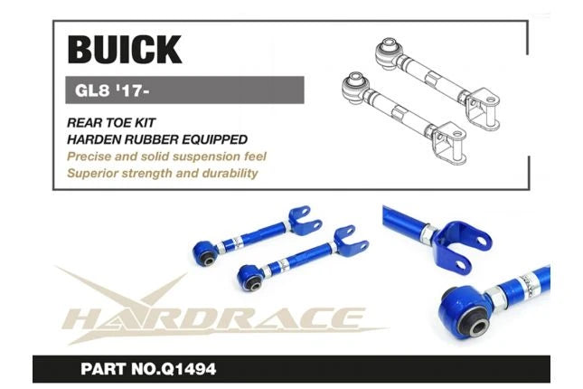 Hardrace BUICK GL8 REAR TOE CONTROL ARM RUBBER 2PC (0026798)