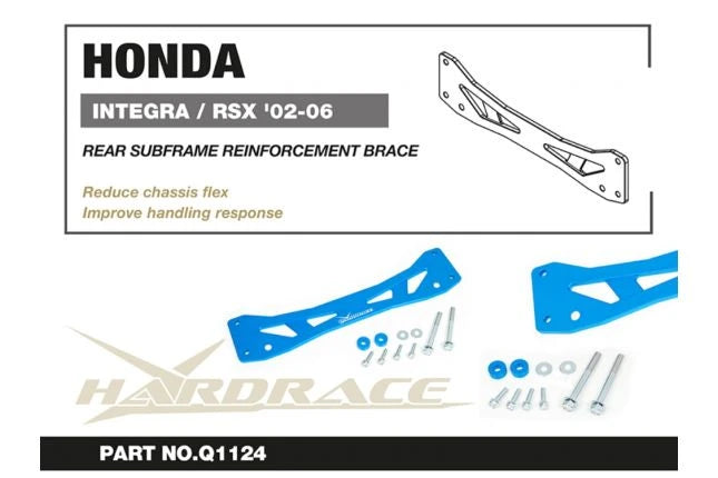 Hardrace HONDA INTEGRA DC5 / RSX REAR SUB FRAME REINFORCED BRACE 1PCS/SET (0026800)