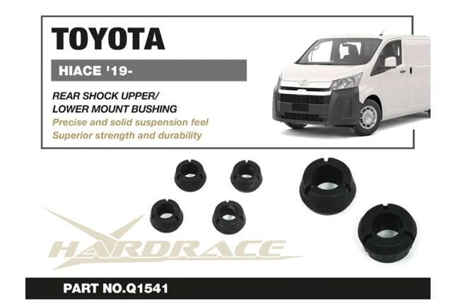Hardrace REAR SHOCK MOUNT BUSHING - UPPER/LOWER TOYOTA HIACE / GRANVIA / GRANACE (0026805)