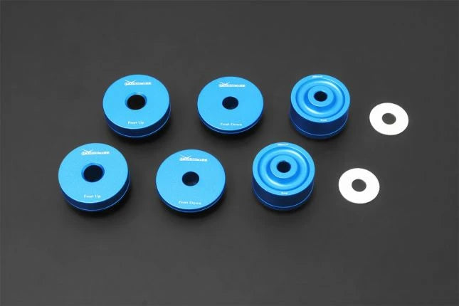 Hardrace Q1486 EVO 4-9 R REAR DIFF SUPPORT ARM & MEMBER BUSHING KIT ALUMINIUM 8PCS/SET (0028298)