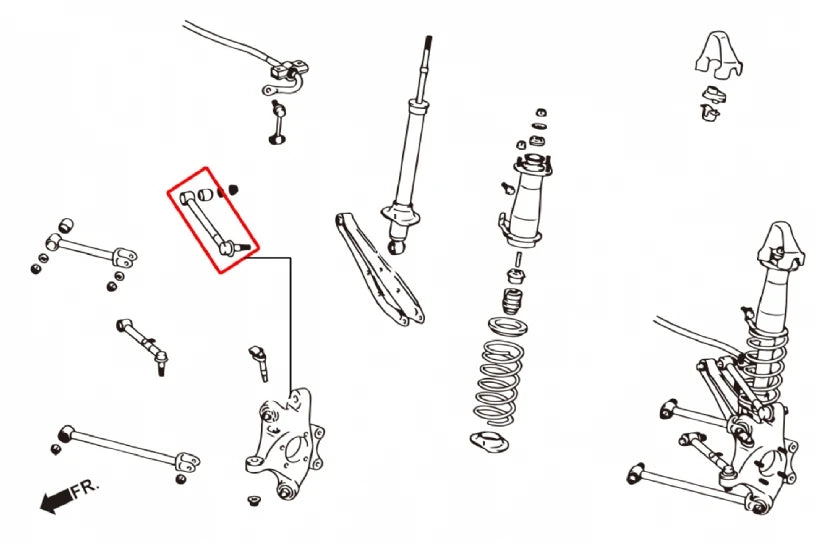 Hardrace REAR CAMBER KIT LEXUS, TOYOTA (0030069)