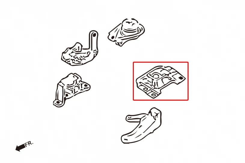 Hardrace LEFT ENGINE MOUNT MAZDA 3, 5 (0030094)