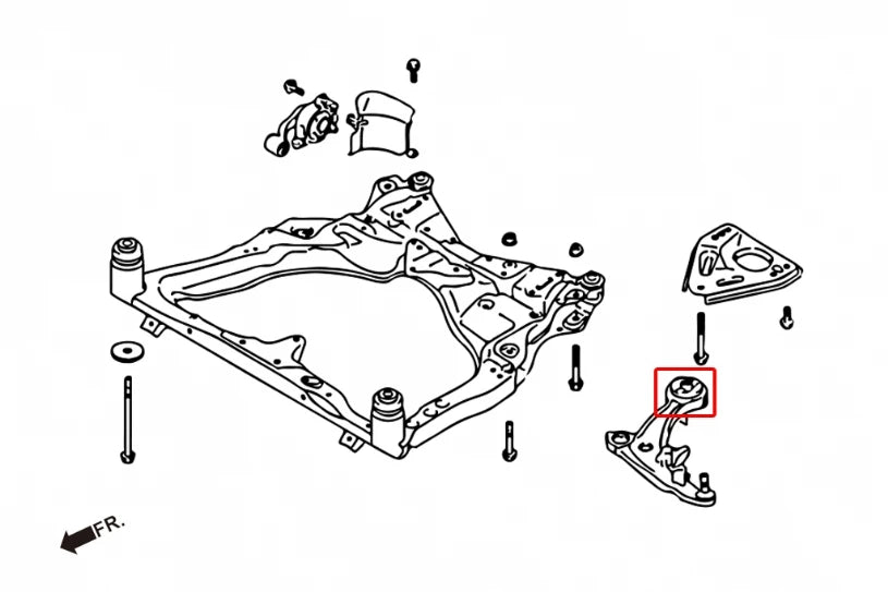 Hardrace FRONT LOWER ARM BUSH, REAR NISSAN ALTIMA, MURANO, TEANA (0030199)