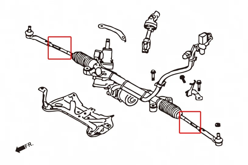 Hardrace HARD TIE ROD SUBARU FORESTER, IMPREZA, XV (0030267)