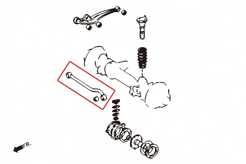 Hardrace FRONT LATERAL ROD BUSH LEXUS LX, TOYOTA LAND CRUISER (0030351)