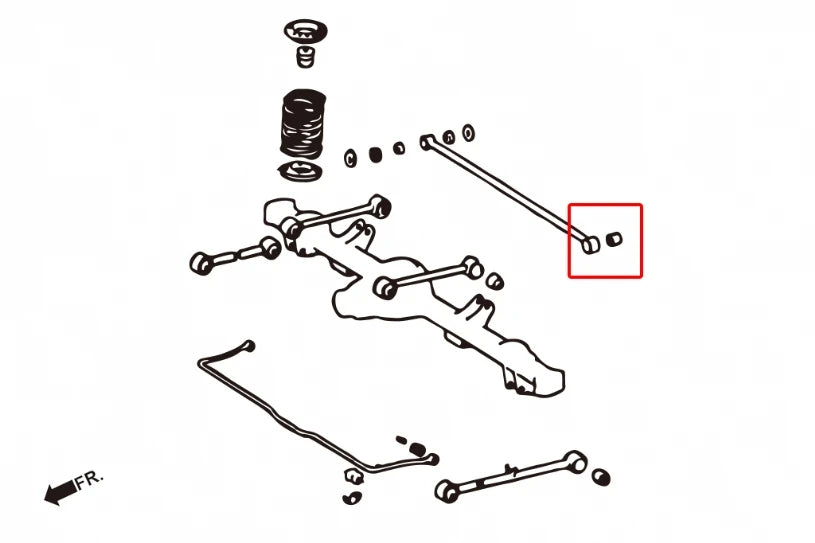 Hardrace REAR LATERAL ARM BUSH LEXUS LX, TOYOTA LAND CRUISER (0030352)