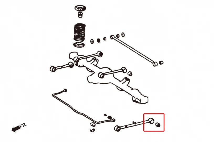 Hardrace REAR LOWER ARM BUSH LEXUS LX, TOYOTA LAND CRUISER (0030354)