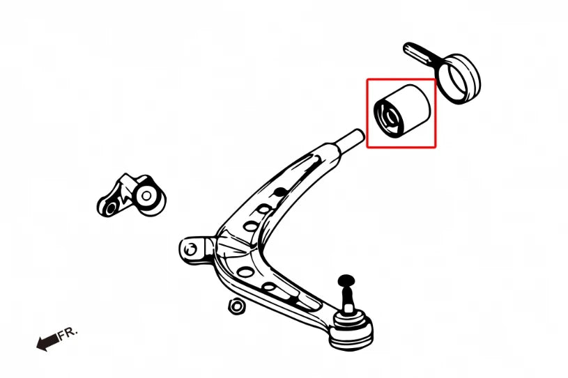 Hardrace FRONT LOWER ARM BUSH BMW 3 SERIES (0030931)