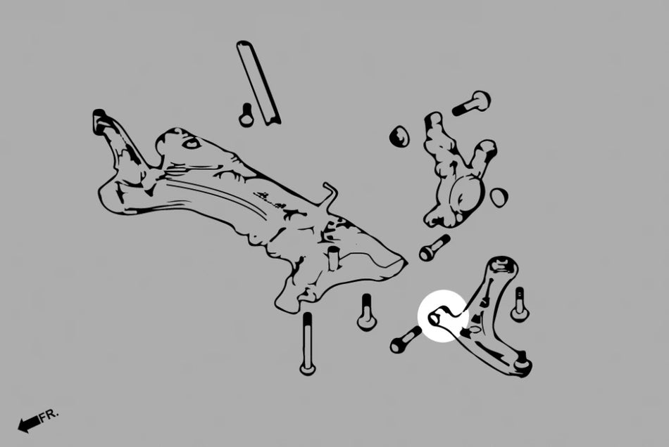 Hardrace FRONT LOWER ARM - FRONT BUSH FORD FIESTA (0031573)