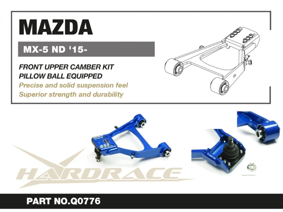 Hardrace FRONT UPPER CAMBER KIT MAZDA MX-5 MIATA (0034429)