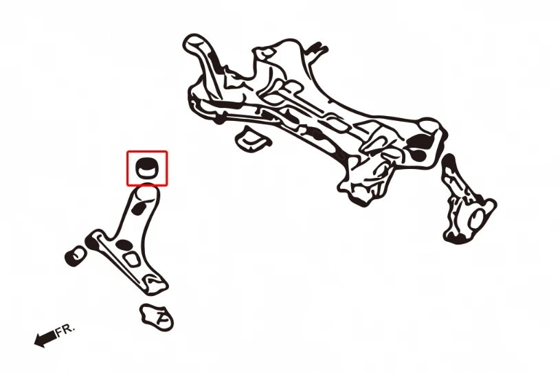 Hardrace FRONT LOWER ARM BUSH HYUNDAI SONATA, KIA CARNIVAL, SORENTO, SPORTAGE (0050072)